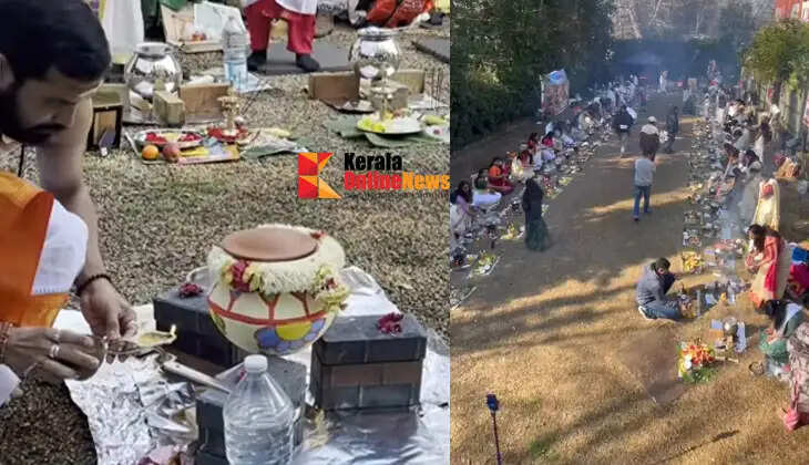 Attukal Pongala at Kent Ayyappa Temple in England is a time of devotion