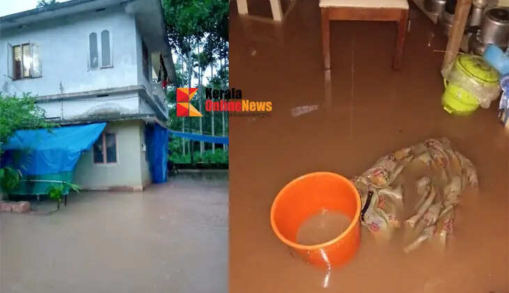 Water gushing from the national highway service road has entered homes; families living near the Kuttikol bridge in Taliparamba are in distress.