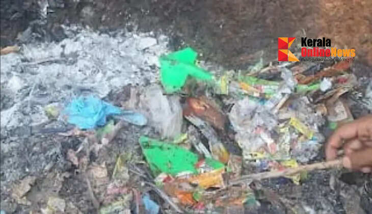 Unscientific waste disposal: Fine imposed on Maryland High School, Madambam, Sreekandapuram.