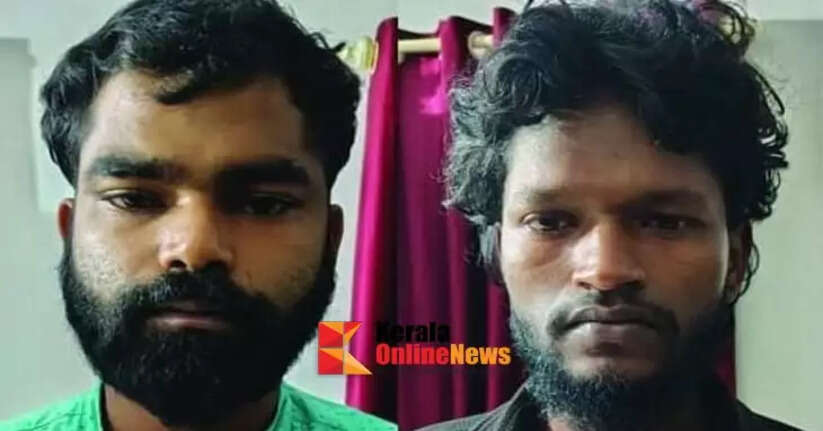 Youths from Pariyaram arrested with seven kilos of ganja in Koottupuzha