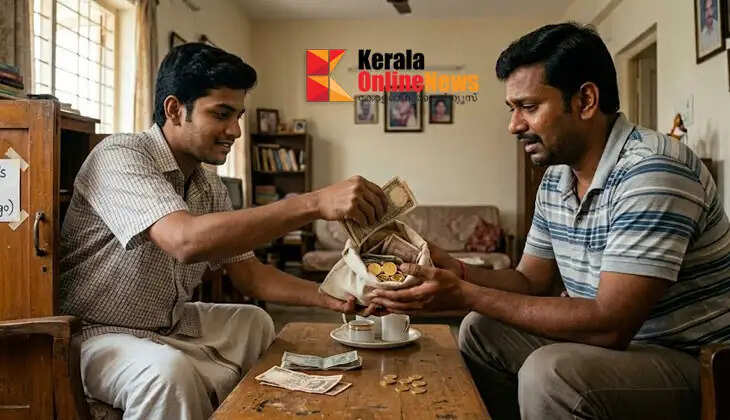 Babu returns 7 gold and money from a cupboard given to him by a neighbor 8 years ago, setting an example