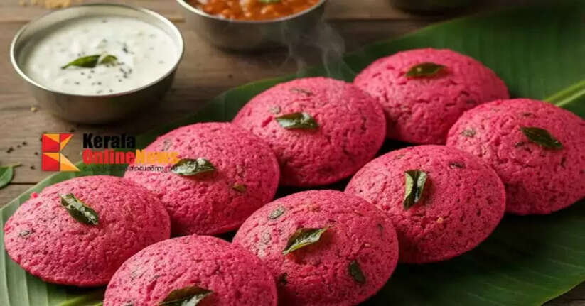 Beetroot Idli 