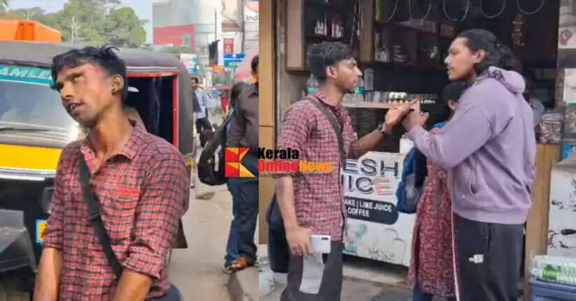 Girl abused at KSRTC bus stand in Thiruvalla; Girl's friend hits young man on the head and breaks it