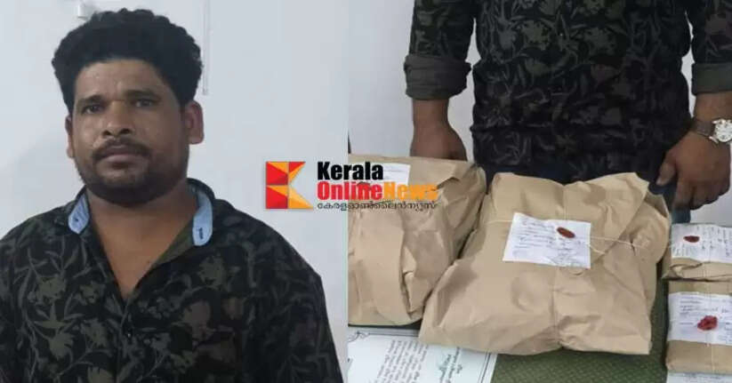 Cannabis hunt in Kannur city: Odisha native arrested