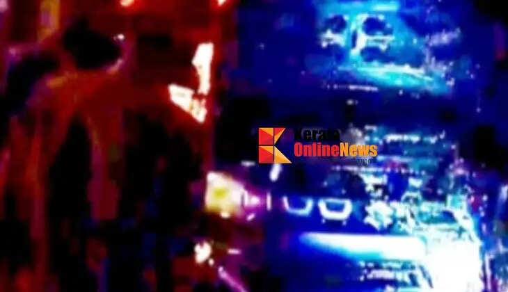 A car he was driving caught fire in Kannur; the driver escaped, and the fire force extinguished the fire.