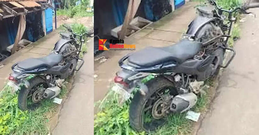 Biker injured after being hit by JCB in Narath, Kannur