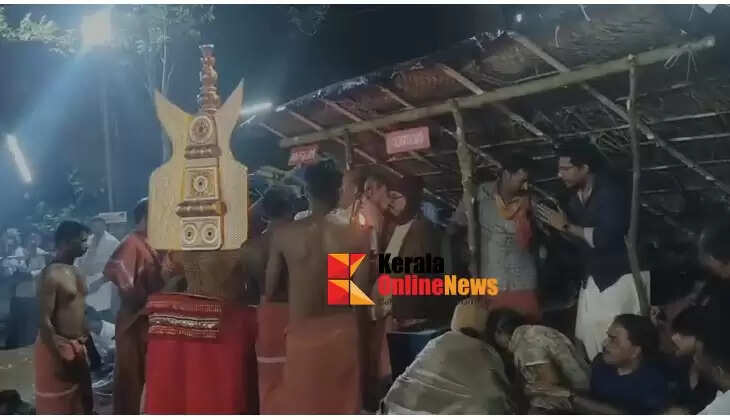 Muthappan tied a knot on the mountaintop: Thiruvappana festival begins in Kunnathurpadi with a large crowd of devotees