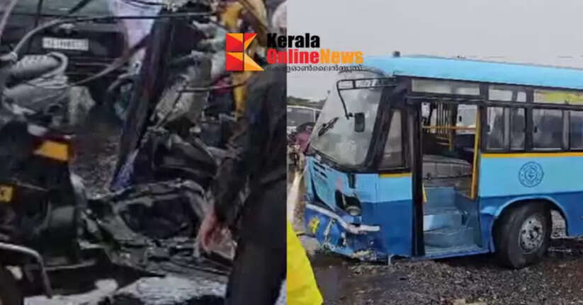 Road accident in Kasaragod's Thalappadi; Five dead as bus loses control and crashes into waiting area
