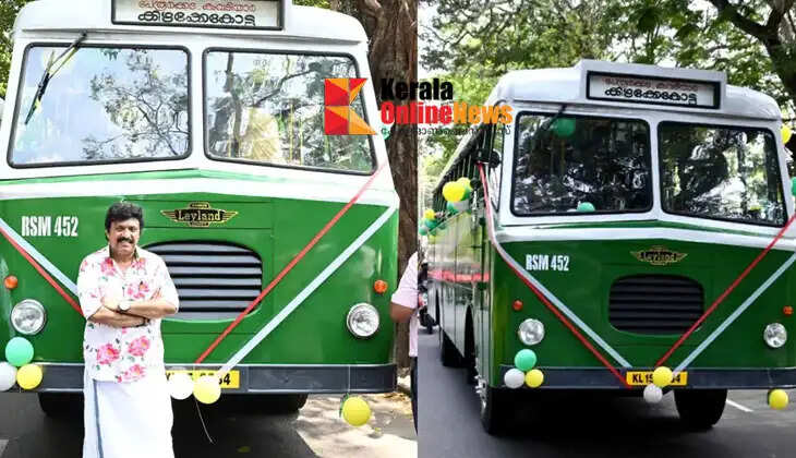 KSRTC launches vintage bus service on capital roads