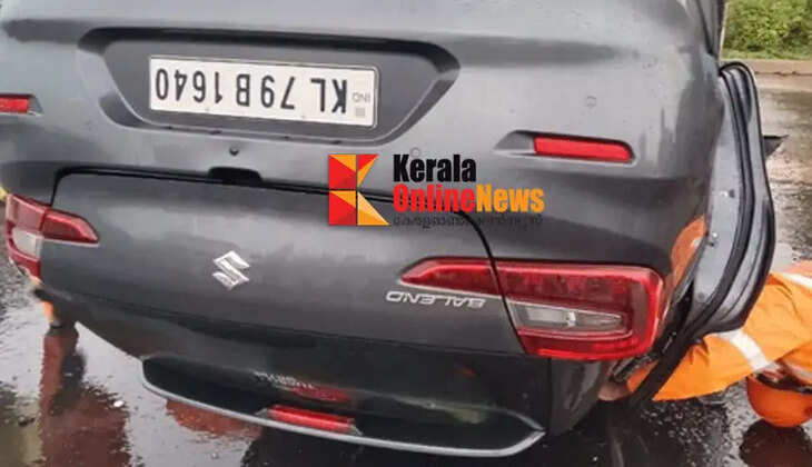 Car overturns in Kannur, Payyannur; Four students injured