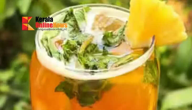 Easy to prepare pineapple tea