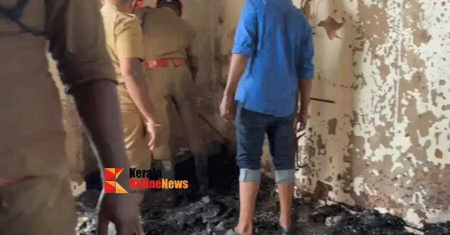 Fire at Rainbow Flats in Payyambalam, Kannur: Major disaster averted