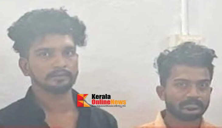 Youths arrested for stealing an iron gate and a chest from an auditorium in Thottada Kannur