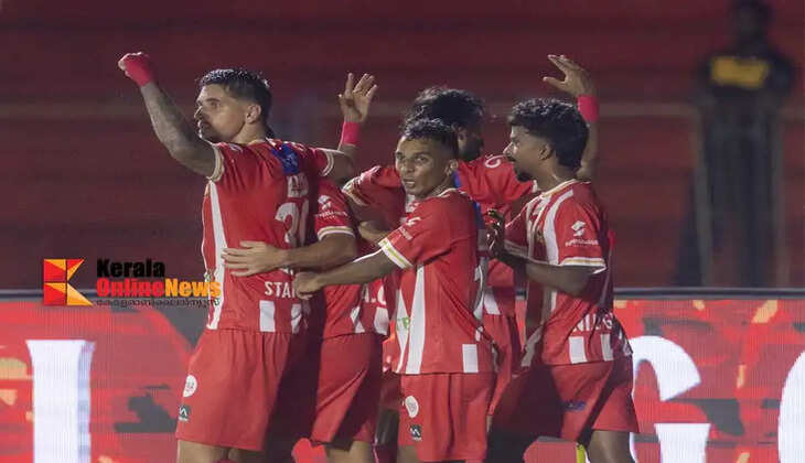 Super League Kerala Kannur leads by a goal in the first half