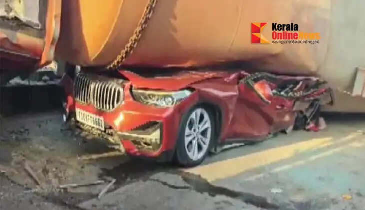 Lawyer dies after tanker overturns on BMW in Andhra Pradesh