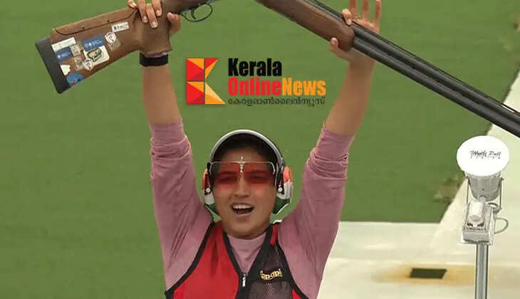 The long-awaited gold..! Neeru Danda brings gold to India in women's trap shooting individual event