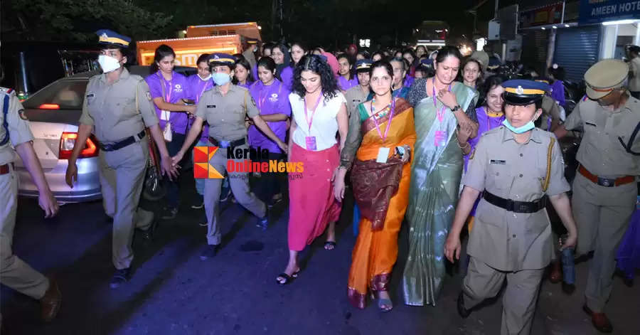 Women's night walk to experience the heritage of Thalassery