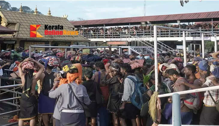 72080 Ayyappa devotees visited Sabarimala today to seek blessings