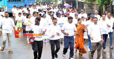Olympic run held in Kannur with message against drugs
