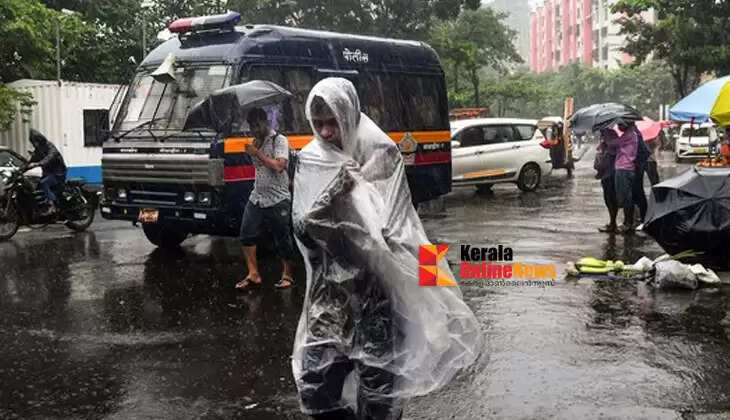 Rain in Mumbai city on New Year's Day