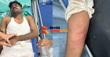 KSU leaders were beaten up while returning from an election convention at Mathamangalam Higher Secondary School