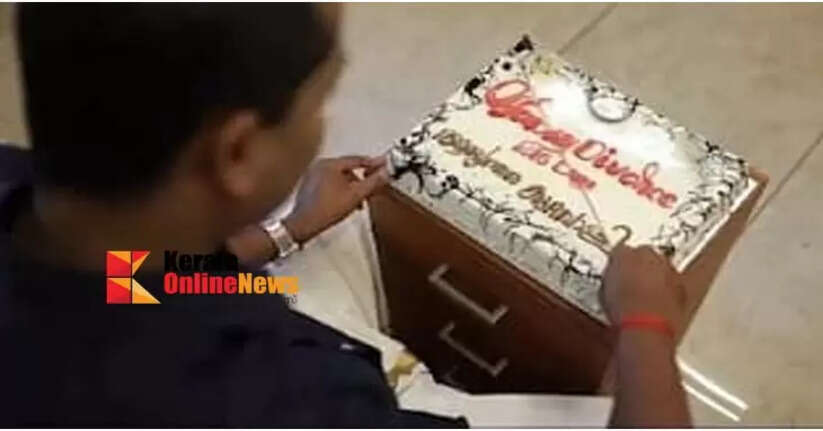 Happy Divorce Day: Young man celebrates by cutting cake on divorce day in Kannur