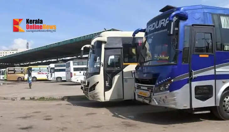Tamil Nadu Motor Vehicles Department conducts strict inspections on private buses bound for Bengaluru.