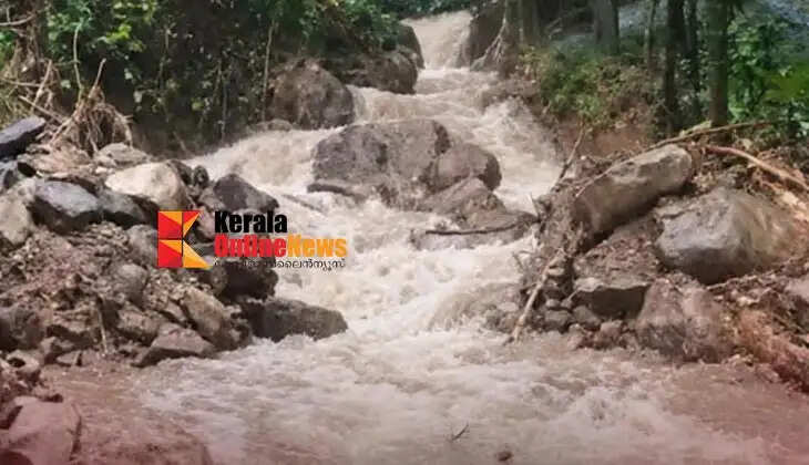 Heavy rain continues in the hilly regions of Kannur; landslide in Udayagiri