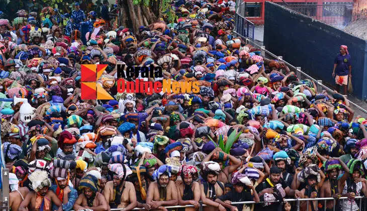 A record number of pilgrims for the season reached Sabarimala on Thursday
