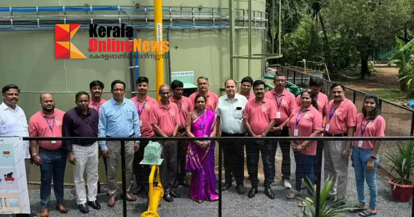 CSIR-NIIST technology based liquid waste treatment plant set up in Kasaragod