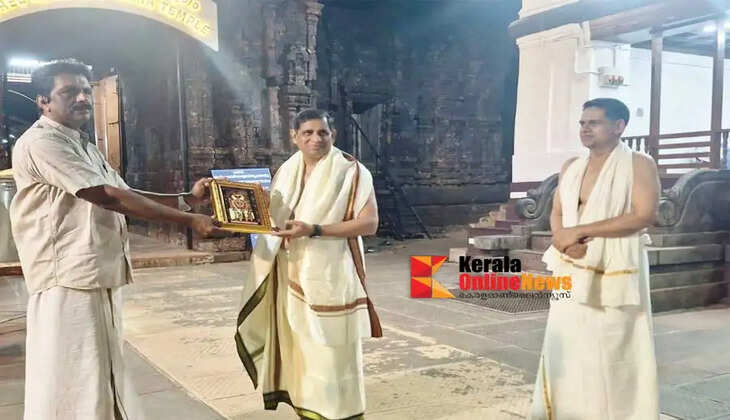 DGP Rawatha Chandrashekhar visited Rajarajeshwara Temple