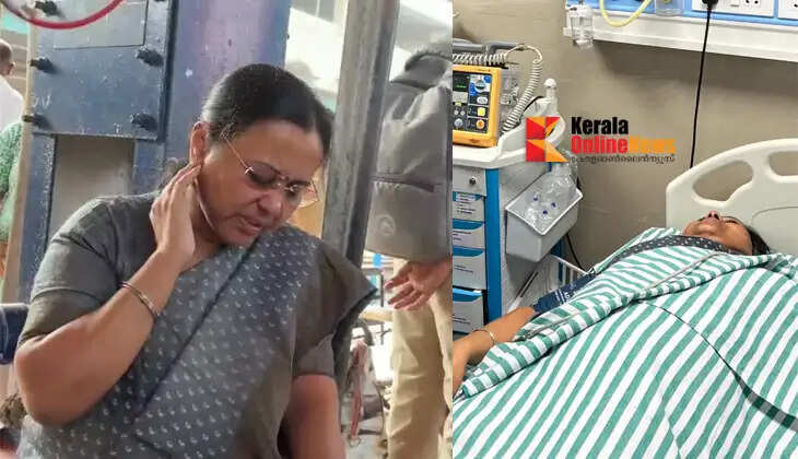 Right neck injured, unable to turn head in pain...! Health Minister Veena George continues to be treated in ICU; Police intensify investigation