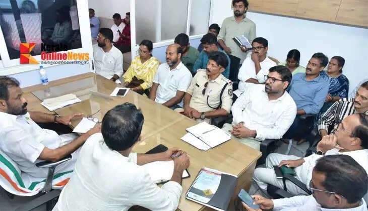 Decision taken at a meeting convened by MLA T.O. Mohanan to resolve traffic congestion at Mele Chovva, Kannur.