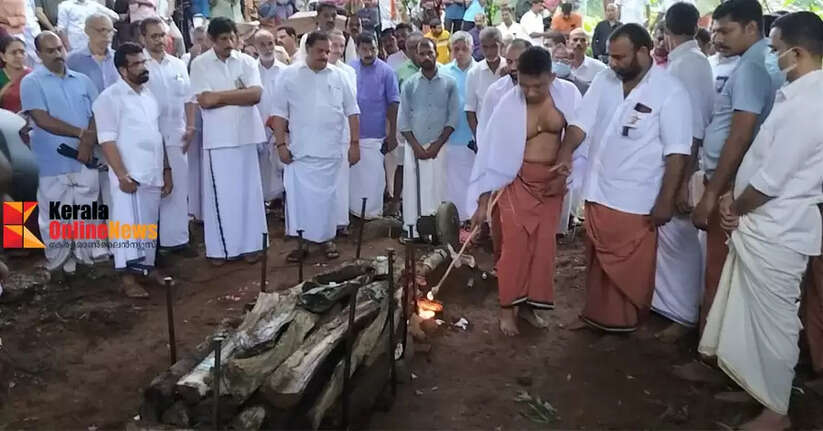 pp mukundan funeral kannur 