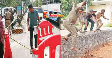 A migrant worker was stabbed near Kannur police headquarters.
