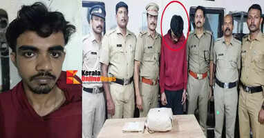 Youth arrested with 1.5 kg of ganja in Madayippara, Kannur