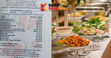 Kothiyurum dishes; Menu surprises wedding guests