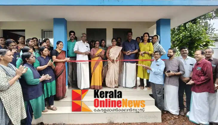 The toilet block constructed at MCF in Kadamperi in the Taliparamba Anthoor Municipality was inaugurated by the Municipal Chairperson V. Satidevi.