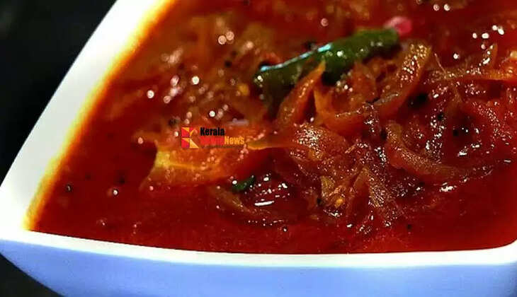 Special onion curry for lunch
