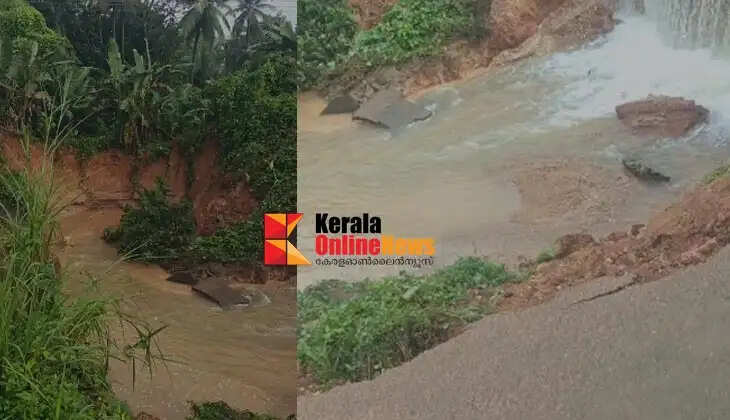 Mattannurkara Canal, part of the Pazhassi Project, collapses; five families living along the banks relocated.