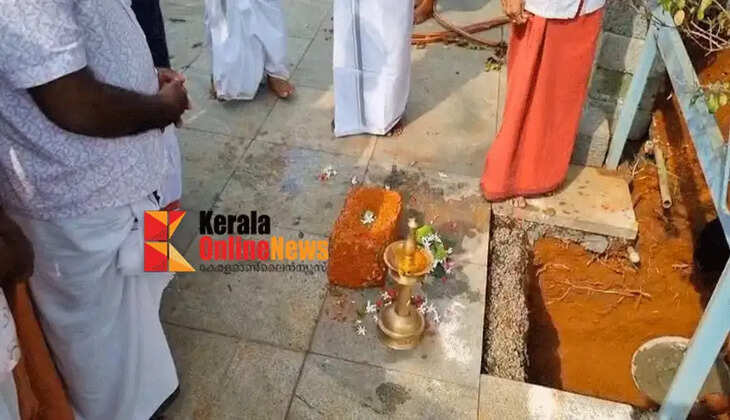 The commencement of the school year and the foundation stone laying ceremony of the construction works were held at the Sri Dharmashastha Temple in Chelammattam Vallam Kotta.