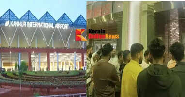 Passengers protest at Kannur airport after flight delay