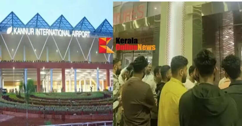 Passengers protest at Kannur airport after flight delay