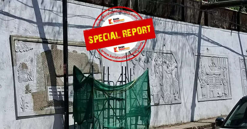 Allegations of corruption are growing in the construction of roadside murals in Kannur Corporation