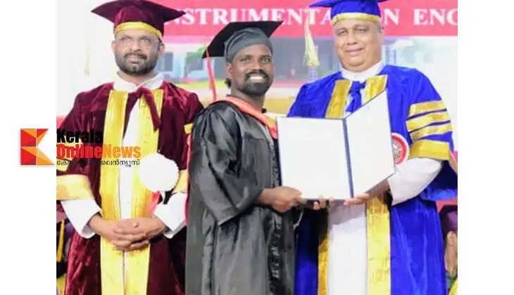 Migrant worker becomes an engineer; Chemperi Vimal Jyothi Engineering College achieves a proud milestone.