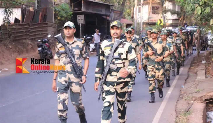 Assembly elections; Police conduct route march in Panur