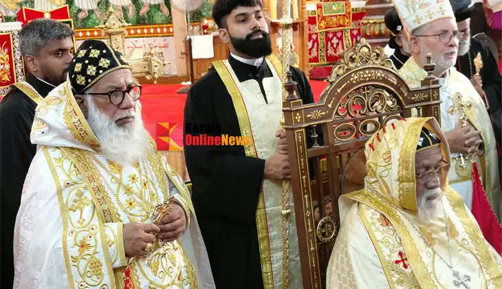 Mother Archdiocese bids farewell to Bishop Yulios at Thiruvalla Cathedral.