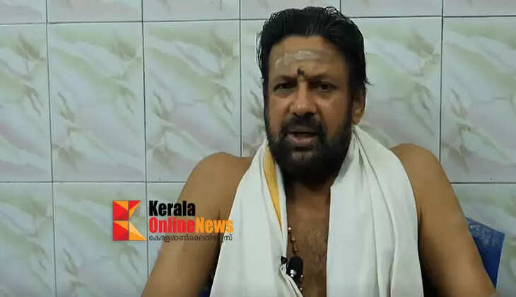 Sabarimala gold theft case; Thantri Kantarar Rajeevaru remains in jail, remand extended for 14 more days