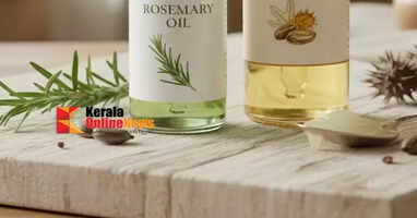 Rosemary oil, castor oil