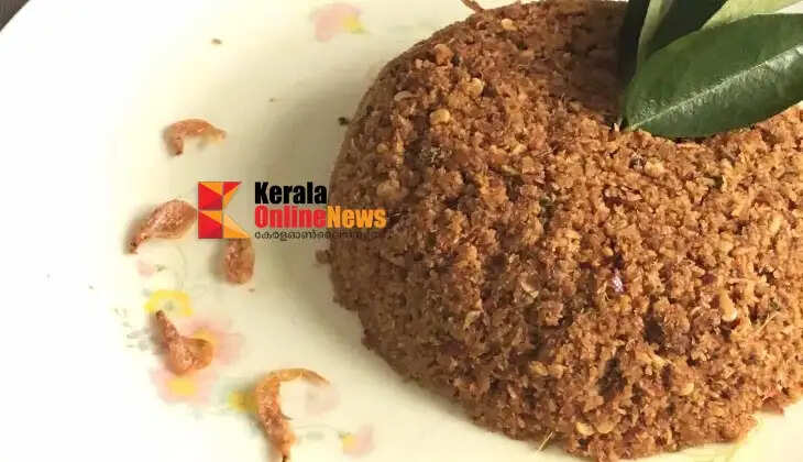 Special shrimp chammanthi